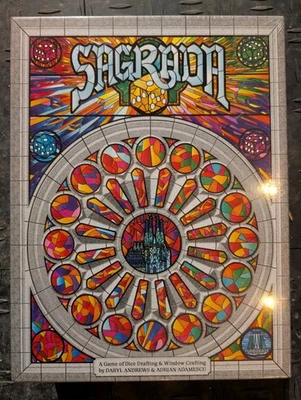 Juego de mesa Sagrada dados, dibujo, elaboración de ventanas Foto 1 de 2