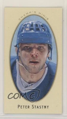 2011 Upper Deck Parkhurst Champions Champ's Minis Green Back Peter Stastny HOF - Image 1 of 2