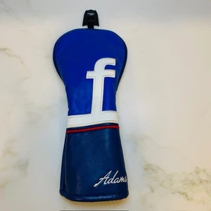 Adams Blue Fairway Headcover Head Cover Wood Blue “F” (No Tag) - Picture 1 of 6