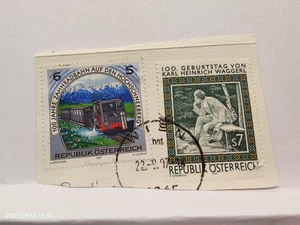 Austria 1997 Karl Waggerl Writer Writing Books Literature Art People 1v Canceled - Picture 1 of 1