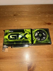 NVIDIA GeForce GTX 285 648M 1GB DDR3 Dual DVI PCIe GX-285X-ZW Clean - Picture 1 of 6