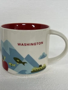 Starbucks 2009 Washington DC Mug "You Are Here Collection" Coffee Tea Cup 16oz - Picture 1 of 3