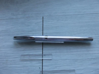 Stylo Plume Waterman CF chromé Godron  chromed FP - Photo 1/4