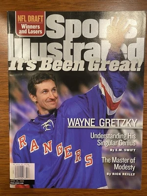Gretzky Retirement Sports Illustrated Magazine | April 1999 Newsstand SI Issue - Image 1 of 4