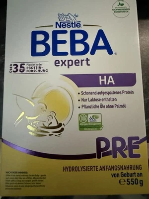 Nestle BEBA Expert HA Pre 4 x550g Anfangs Milch für Babys, Ab Geburt - Bild 1 von 2
