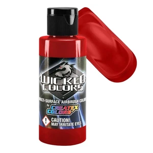 Createx Wicked Colors Red Opaque Airbrush Paint Color 2oz W005 - 2Z - Picture 1 of 1