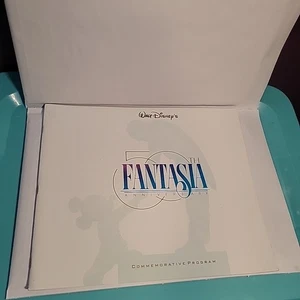 Walt Disney 50th Fantasia Anniversary Commemorative Program Booklet Pamphlet - Bild 1 von 2