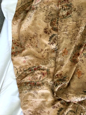 VTG Ralph Lauren Verdonnet Paisley Camel King Bed Skirt 2 Pillow Shams - Image 1 of 4
