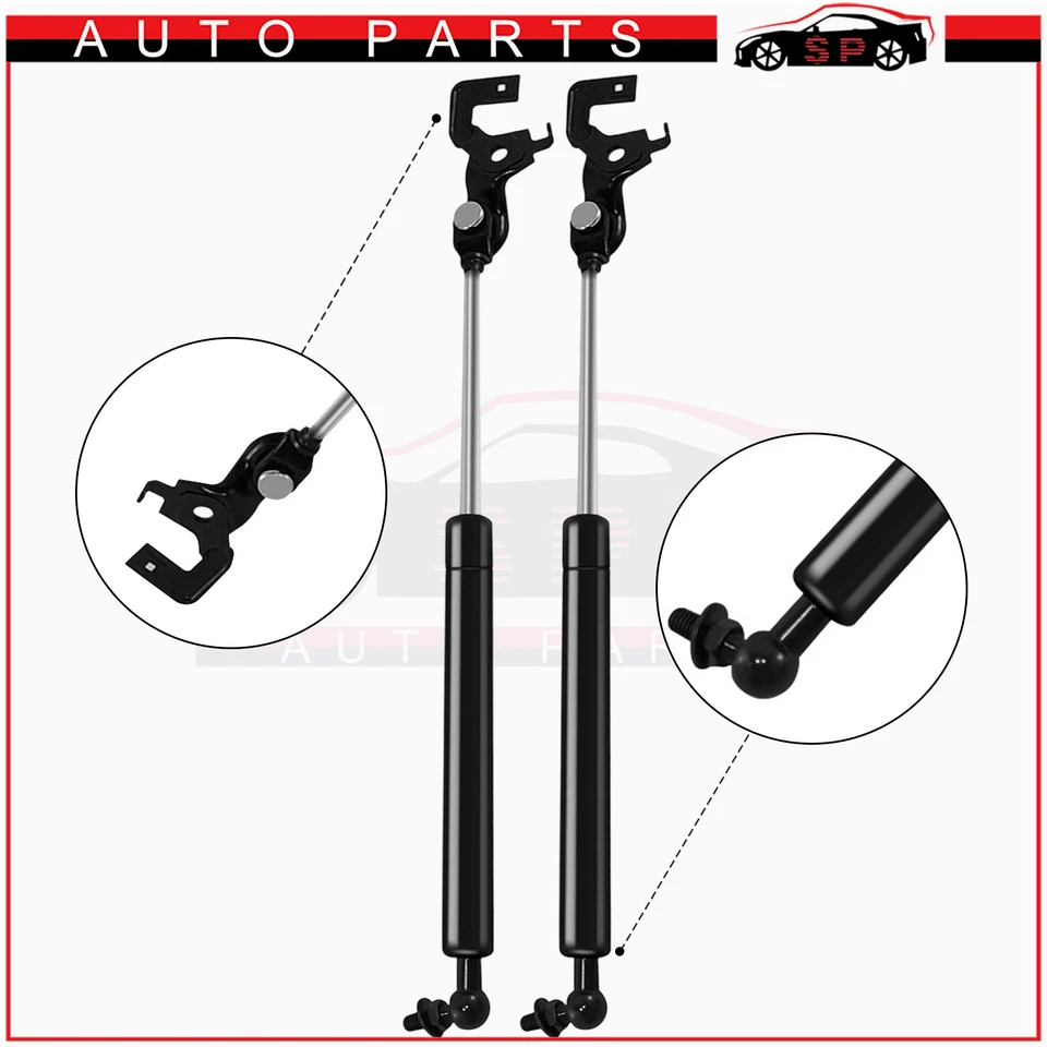 1 par de soportes de elevación del capó delantero puntales de gas amortiguadores hélice para Lexus ES300 1992-1996 Foto 1 de 4