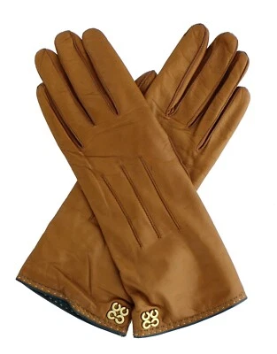 Guantes Coach forrados en cachemir para mujer 81918, guantes de conducción Coach de cuero para mujer Foto 1 de 4