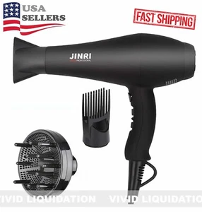 Hair Dryer 1875W Negative Ionic Fast Dry Low Noise Professional Salon Blow Dryer - Zdjęcie 1 z 7