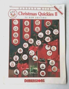 Dimensions Cross Stitch Pattern Booklet #217 Christmas Quickies II  - Picture 1 of 10