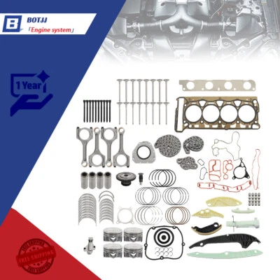 Kit de varillas de pistones de reconstrucción de revisión de motor para Audi VW 2.0T A4 Q5 CCTA Foto 1 de 4