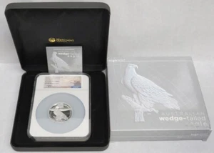 2016 P SILVER AUSTRALIA MERCANTI $8 WEDGE TAILED EAGLE 5 OZ NGC PF 70 UC BOX COA - Picture 1 of 4