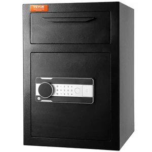 2.5 Cub Depository Safe - Electronic Code Lock, Drop Slot, 2 Emergency Keys - Picture 1 of 11