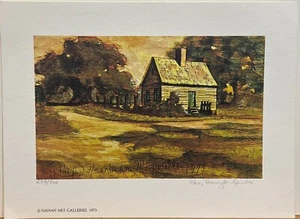Chestee Harrington "Bayou Rural House" Limited Edition Lithograph - H&N - Picture 1 of 6