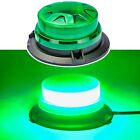 Balises stroboscopiques de secours à LED verte avec montage magnétique et mode 8 flashs...