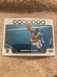 CHRIS PAUL - 2008-09 Topps Chrome #1 - NEW ORLEANS HORNETS - Picture 1 of 2