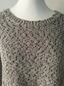 Oxford Light Grey,black,Silver Speckled Sweater Sz 12 - Picture 1 of 8