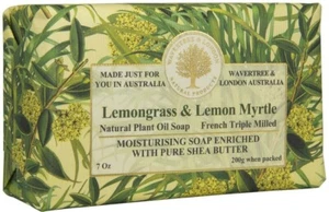 Wavertree & London Lemongrass & Lemon Myrtle soap bar 8 Oz - Picture 1 of 1