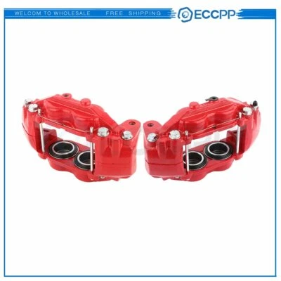 Pinzas de freno delanteras 2 piezas para Toyota Sequoia 2008-2015 Toyota Tundra 2007-2015 Foto 1 de 4