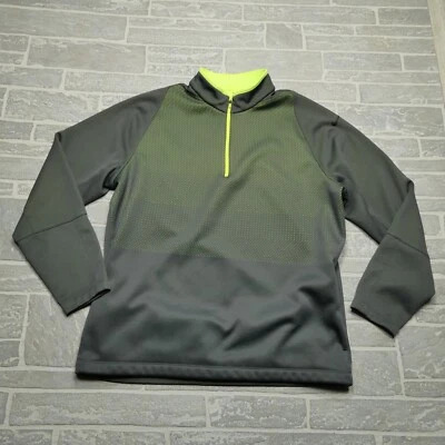 Suéter Nike Golf Tour Performance Hypervis Adulto XL Gris Neón Amarillo Iridiscente Foto 1 de 4