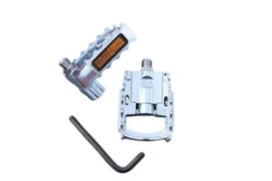 MKS Mikashima FD-7 Faltbare komplett Aluminium Pedale Klapprad silber OEM - Picture 1 of 2