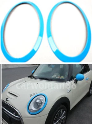 New Candy Color Headlight Trim Surround For MINI Cooper/S/ONE/JCW F55 F56 F57  - Image 1 of 4