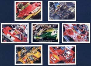 RACING LEGENDS - Collectors Card Set - Schumacher Hill Villeneuve Lauda Peterson - Picture 1 of 1