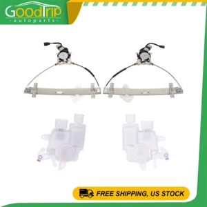 2 FL & FR Door Lock Actuators w/Power Window Regulators For Acura TL 04-08 - Picture 1 of 8