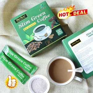 18 packs Slim Green Coffee with Ganoderma Control Detox Weight HOT Tea I8L0 - Picture 1 of 7