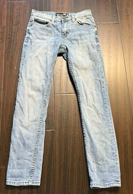 RSQ 男孩款牛仔裤 16 东京超紧身版型中号蓝色水洗牛仔布 — 第 1/4 张图片