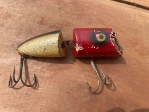 Vintage Heddon Zig Wag Jr. Angelköder aus Holz - Bild 1 von 5