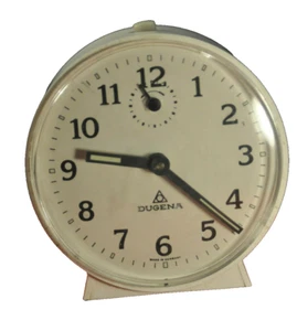 "Dugena" Vintage Rare c.1968's German Table Alarm clock - Picture 1 of 11