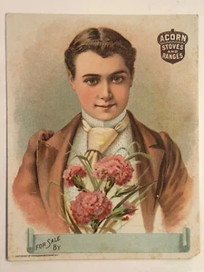 Acorn Stoves & Ranges Victorian Trade Card Albany New York Chicago Detroit VTC 3 - Picture 1 of 2