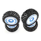 2X(4Pcs Front and Rear Tires Wheel Tyre for  124017 1/12 RC Car Upgrade5683
