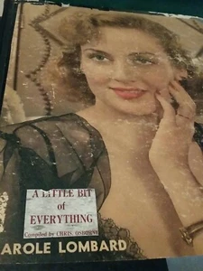 Scrapbook Carole lumbard On Cover Condition  Of Cover Is Poor - Picture 1 of 11