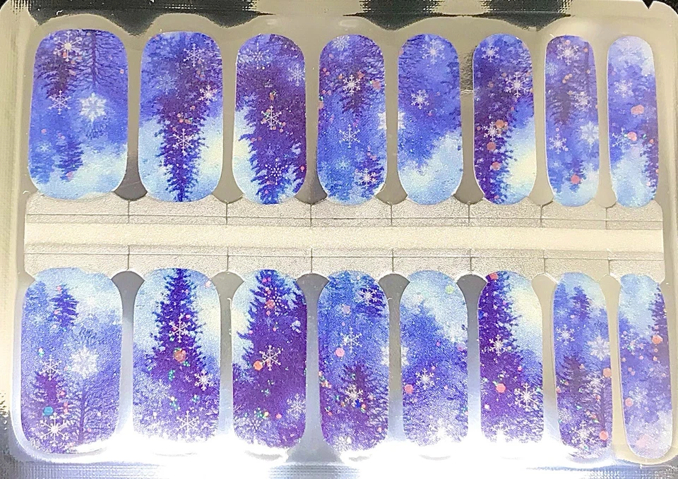 Tiras de esmalte de uñas de color, 16 quilates. Forest Sparkle LEER DESCRIPCIÓN ABAJO Foto 1 de 1