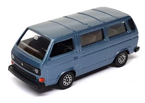 Schabak 1/43 Scale 1040 - VW Volkswagen Caravelle Syncro Minibus - Met. Blue - Picture 1 of 5