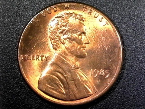 1985 D Lincoln Memorial Cent Cover