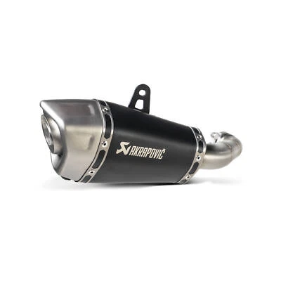 Terminale Akrapovic Slip-On titanio nero per Honda 125 MSX 2021-2024 Foto 1 de 4