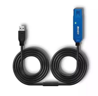 Lindy 15m USB 3.0 Active Extension Pro Cable Long Distance Modular USB 3.0 - Image 1 of 4