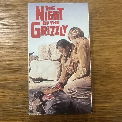The Night Of The Grizzly VHS TAPE (1991, Drama, Action, Slasher, Western) Foto 1 de 4