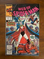WEB OF SPIDER-MAN #46 (Marvel, 1985) F Nekra, Pym