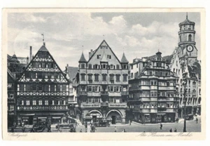 1930 PC: Stuttgart Deutschland - Alte Häuser auf dem Markt - Bild 1 von 2