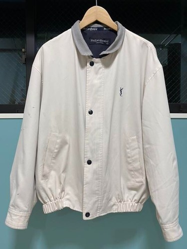 SAINT LAURENT (YSL) YVES Saint Laurent Giacca da Pioggia Bluuson Capispalla Uomo