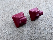 87-05 FORD MUSTANG RANGER BRONCO F150 F250 F350 SUN VISOR CLIP Red