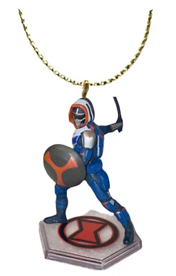 Taskmaster PVC Ornament Figure Figurine Holiday Charm Disney Marvel Infinity 3” - Image 1 of 4
