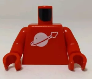 Lego Classic Space Astronaut Red TORSO ONLY For Minifigure Small Prongs - Picture 1 of 3