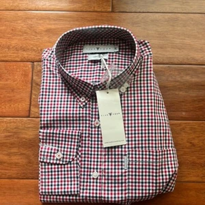 Five Four Button Down shirt Weston, Red Size XL NWT - Picture 1 of 5